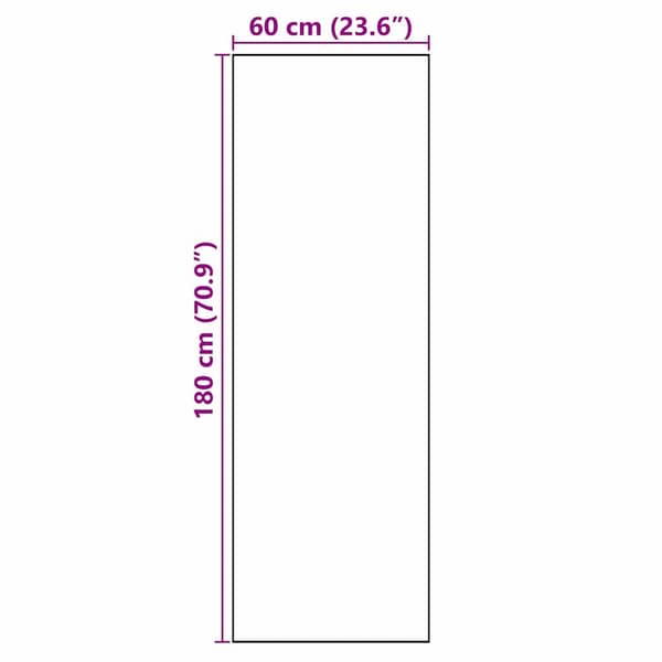 vidaXL Köksmatta Grå 180 x 60 cm Sammet