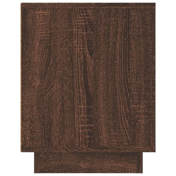 vidaXL TV-benk brun eik 80x35x45 cm konstruert tre