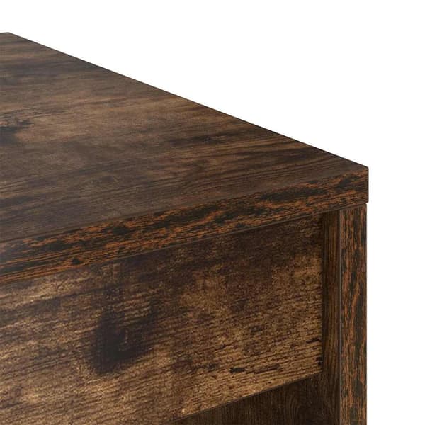 vidaXL Skrivebord Røkt eik 60 x 40 x 76 cm