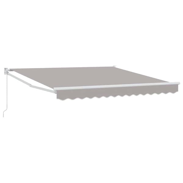 vidaXL Markis Ljusgrå 300 x 250 x 165 cm Polyester