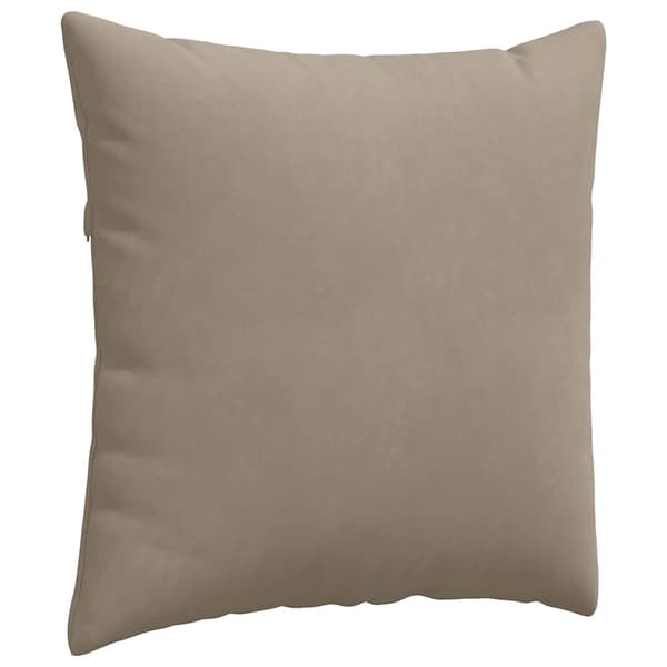 vidaXL Soffkuddar 2 st Gråbrun 60 x 60 cm tyg