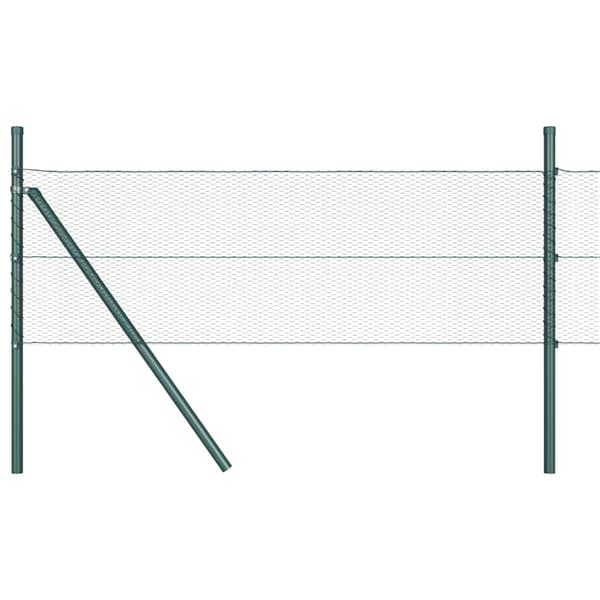 vidaXL Stängselstolpe Grön