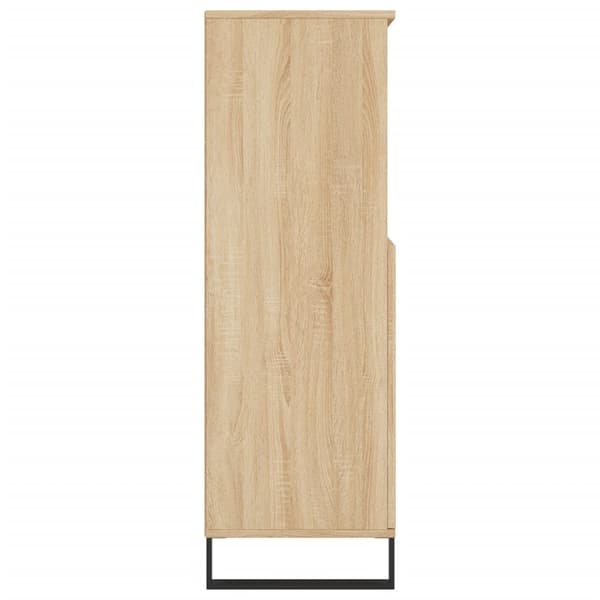 vidaXL Highboard sonoma eik 60x36x110 cm konstruert tre