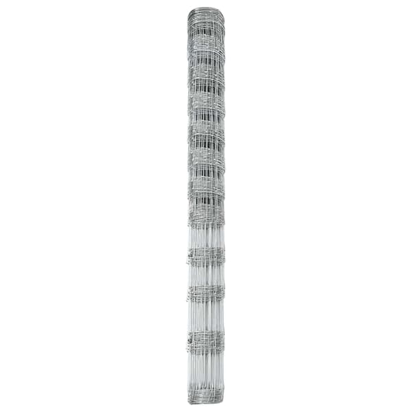 vidaXL Jordegjerde sølv 50 x 1,4 m Galvanisert stål