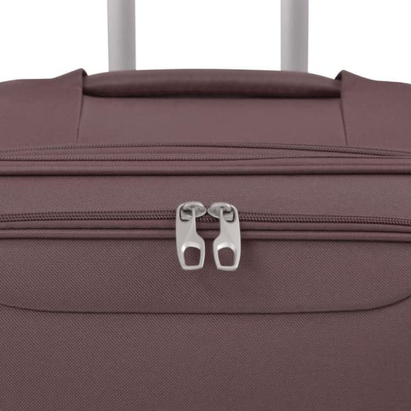 vidaXL Resväskor 3 st kaffebrun soft case