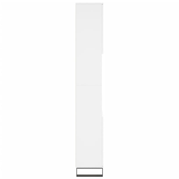 vidaXL Baderomsskap hvit 30x30x190 cm konstruert tre