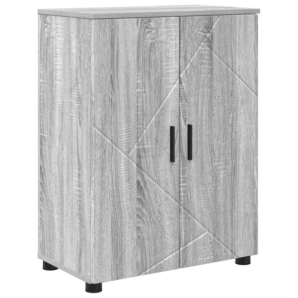 vidaXL Badrumsmöbelset 4 delar Grå sonoma 61 x 35 x 64 cm