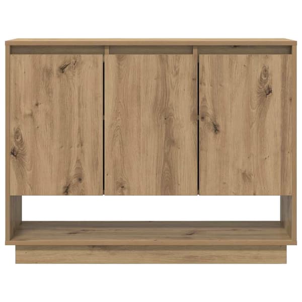 vidaXL Sideboard Artisan Ek 97 x 29 x 75 cm Konstruerat trä