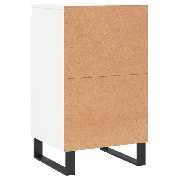 vidaXL Byrå vit 40x35x70 cm konstruerat trä