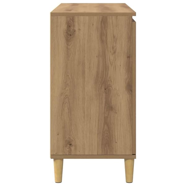 vidaXL Skjenk artisan eik 102x35x70 cm konstruert tre
