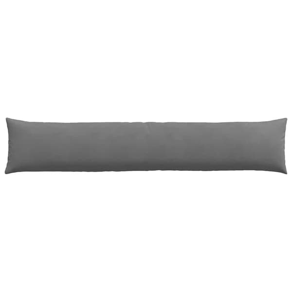vidaXL Soffkuddar 2 st Mörkgrå 200 x 40 cm tyg