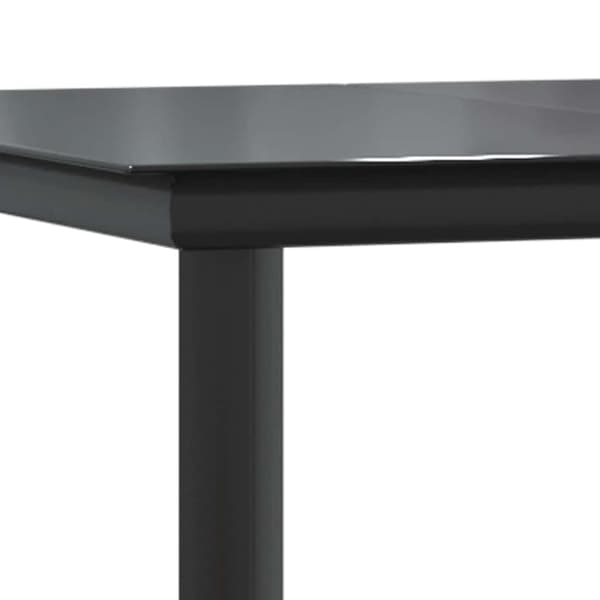 vidaXL Trädgårdsmatgrupp 7 delar brun polyrotting glas