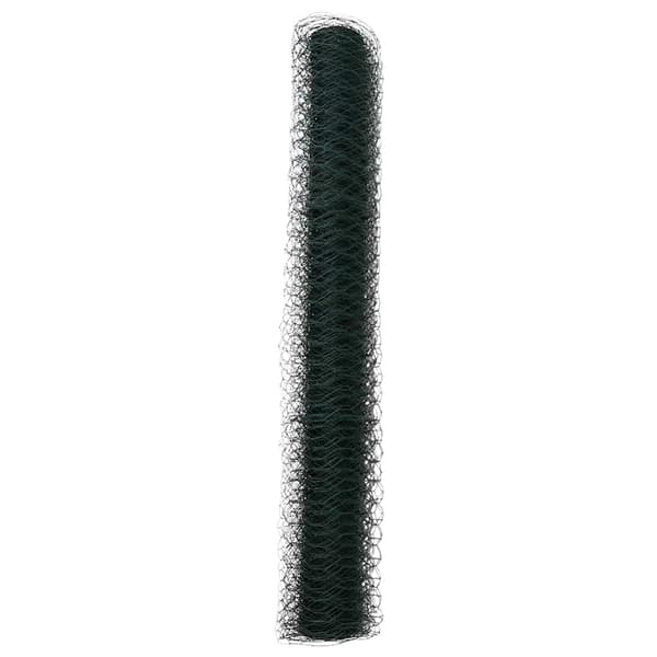 vidaXL Hexagonstängsel Grön 1,2 x 100 m PVC