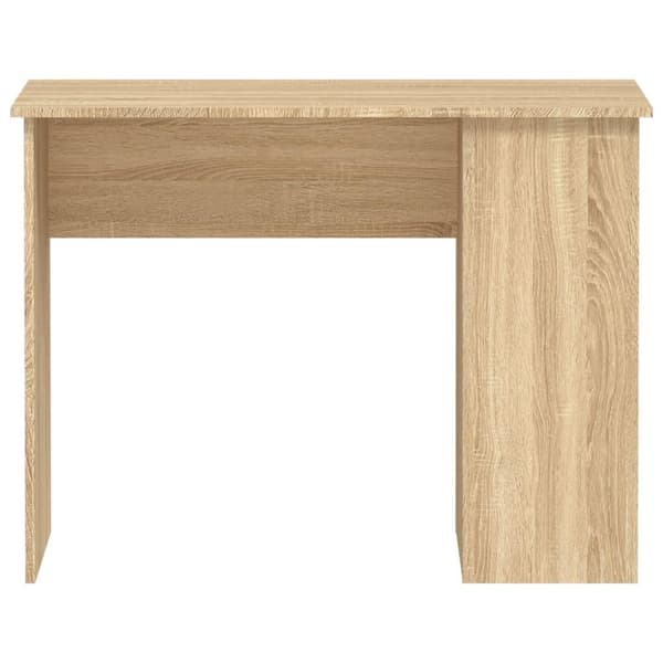 vidaXL Skrivebord sonoma eik 100x55x75 cm konstruert tre
