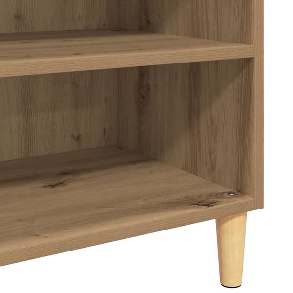 vidaXL Serviesskap Artisan Eik 57 x 35 x 89,5 cm Konstruert tre