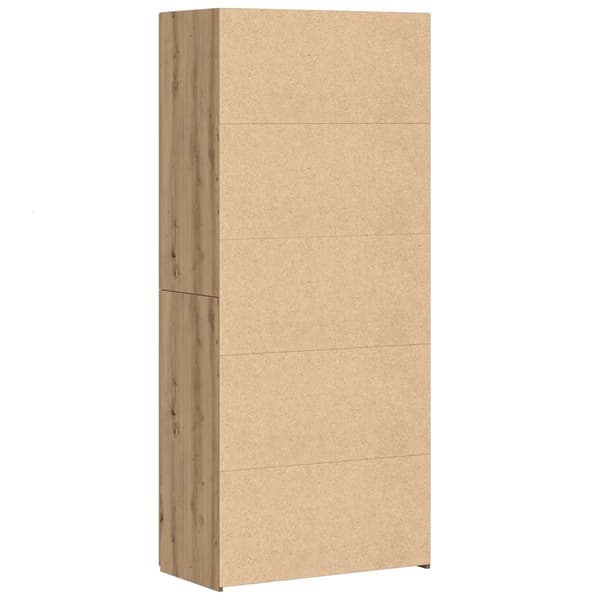 vidaXL Høyskap 2 pcs Artisan Eik 80 x 42 x 185 cm
