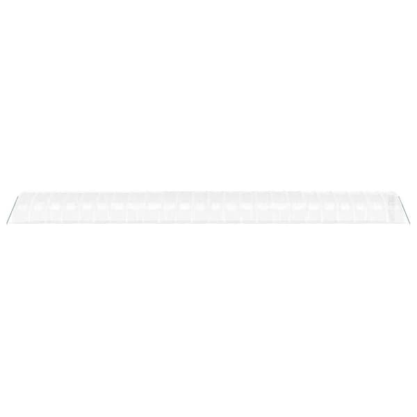 vidaXL Växthus med stålram vit 96 m² 24x4x2 m