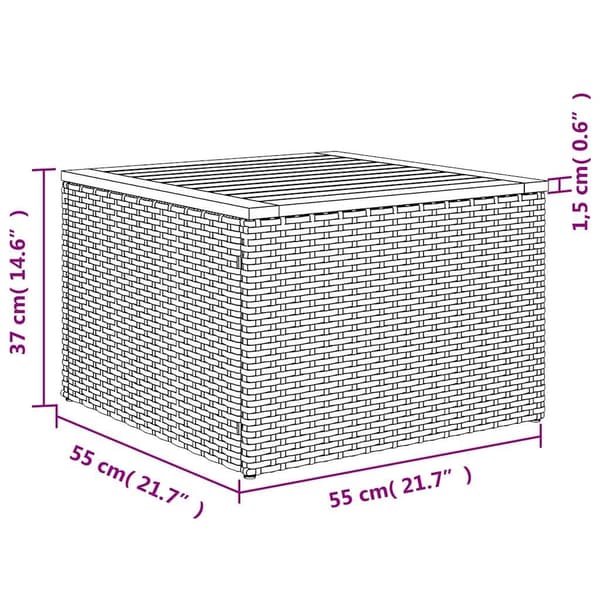 vidaXL Hodegavl 120 cm heltre eik