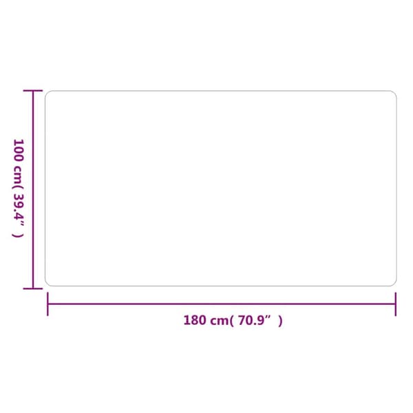vidaXL Gångmatta grå 100x180 cm