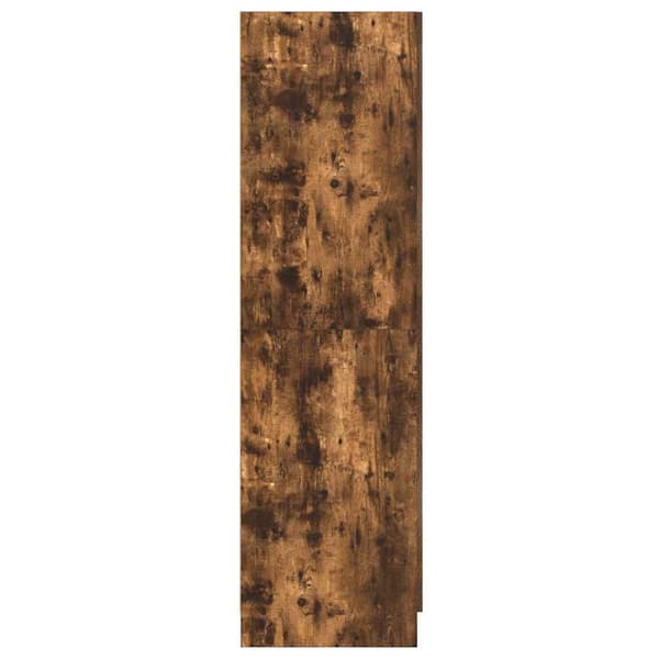 vidaXL Garderobe røkt eik 82,5x51,5x180 cm konstruert tre