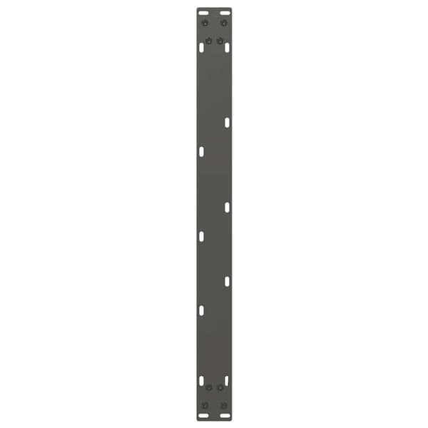 vidaXL Soffbordsben U-formade 2 st antracit 70x(42-43) cm stål