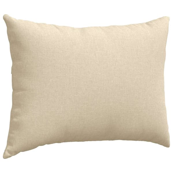 vidaXL Soffkuddar 2 st Kräm 70 x 50 cm tyg