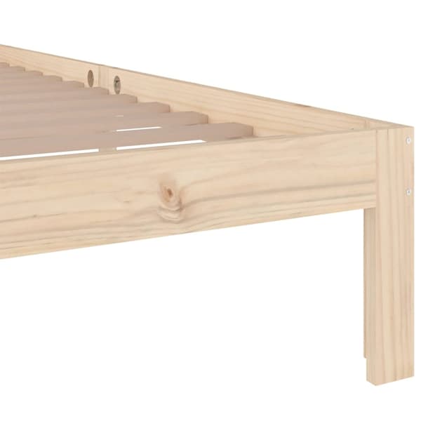 vidaXL Sengeramme heltre 75x190 cm