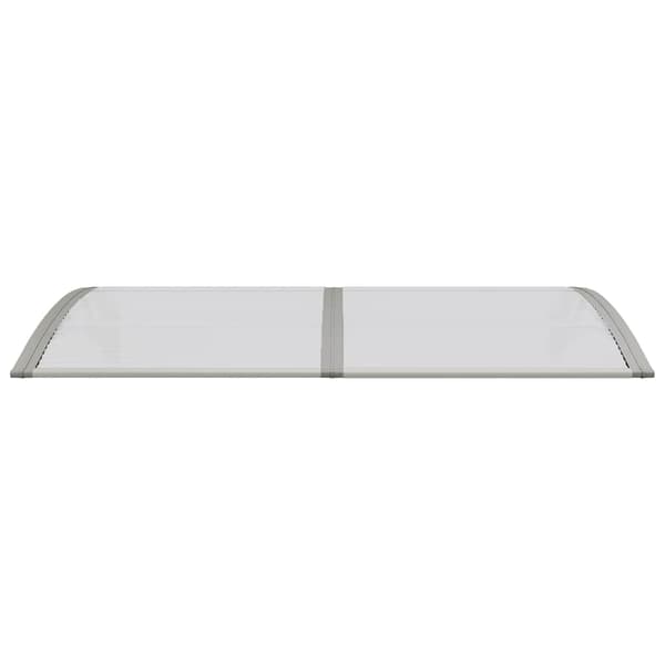 vidaXL Entrétak grå 150x75 cm polykarbonat