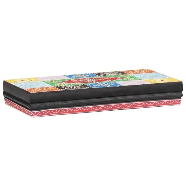 vidaXL Sängskåp - 2-pack, Solid mangoträ, Mått: 40x33.5x46 cm