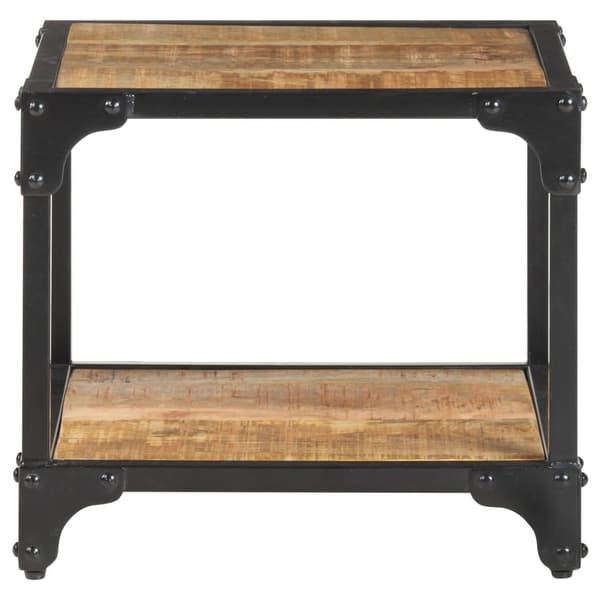 vidaXL Sofabord 40x40x36 cm grov heltre mango change2