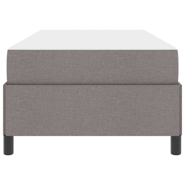 vidaXL Bäddfjäder Taupe 100 x 200 cm tyg