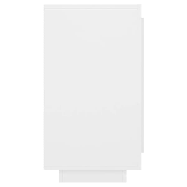 vidaXL Skjenk hvit 80x40x75 cm