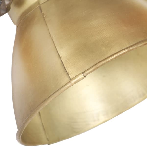 vidaXL Industriell vegglampe messing 45x25 cm E27