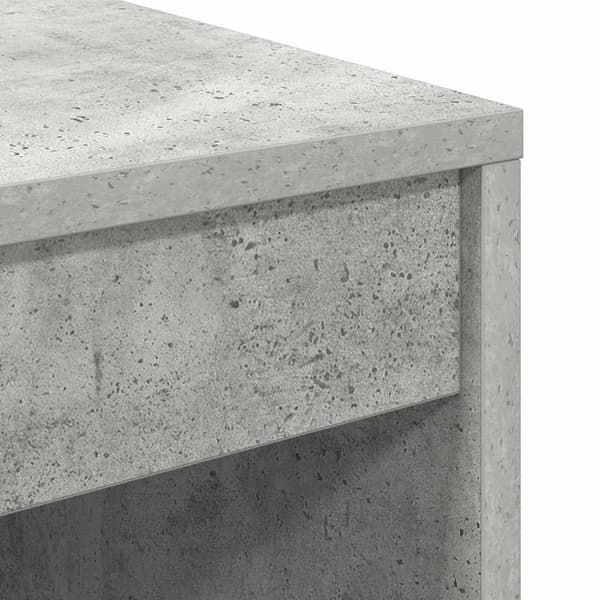 vidaXL Skrivebord Betonggrå 60 x 50 x 76 cm
