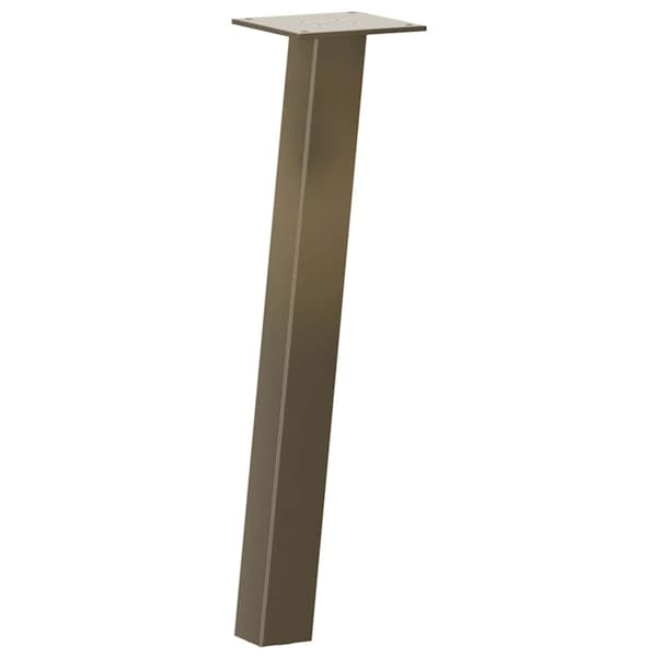 vidaXL Soffbordsben 4 st naturstål 30 cm stål