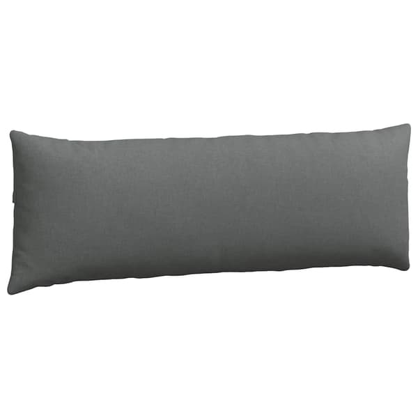 vidaXL Soffkuddar 2 st Mörkgrå 120 x 40 cm tyg