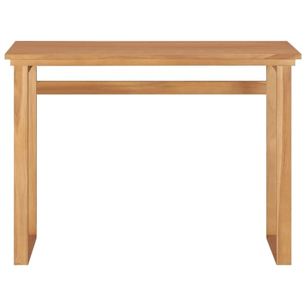vidaXL Skrivbord 100x45x75 cm massiv teak