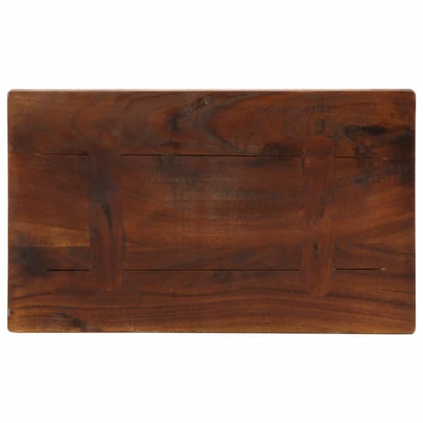 vidaXL Bordplate 50x40x2,5 cm rektangulær gjenvunnet heltre
