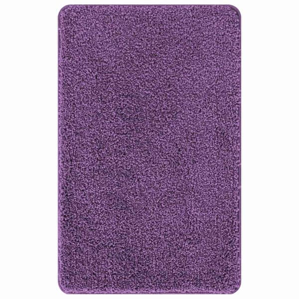 vidaXL Badematte 3 pcs Lilla 50 x 50 cm Polypropen