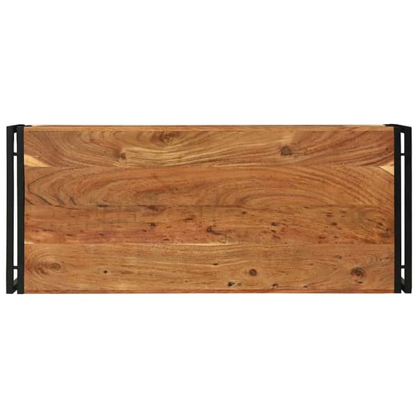 vidaXL Kaffebord Brun 120 x 50 x 38 cm Solid akasietre