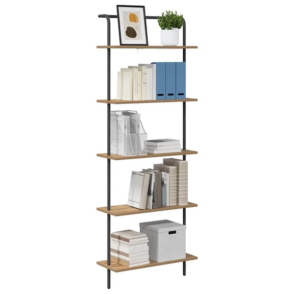 vidaXL Bokhylle artisan eik 60 x 24 x 168 cm Konstruert tre