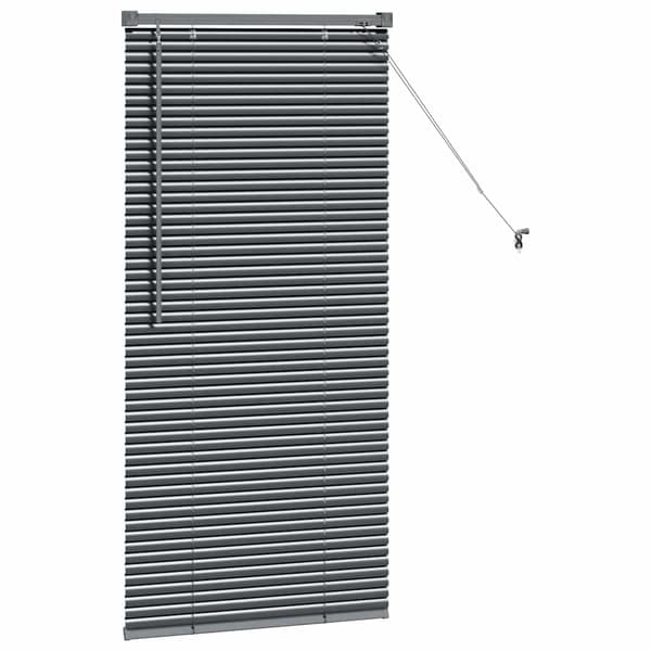 vidaXL Persienner Mörkgrå 130 x 60 cm Aluminium