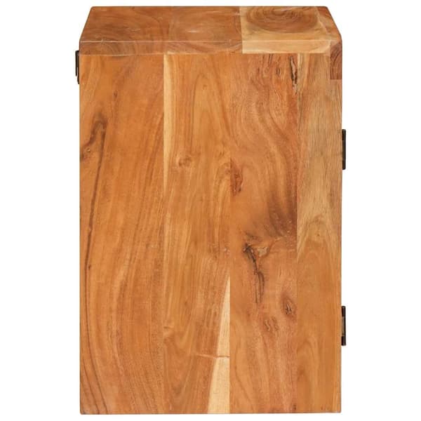 vidaXL Nattbord Brun 35 x 33 x 48 cm Solid akasietre