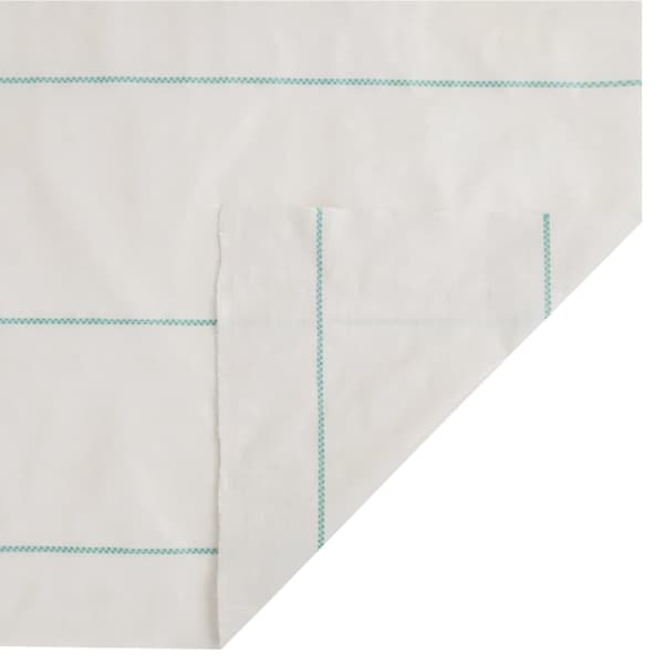 vidaXL Kontrollmatte for ugress hvit 2x5 m PP