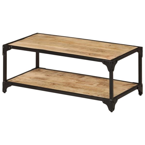 vidaXL Salongbord 90x45x35 cm heltre mango