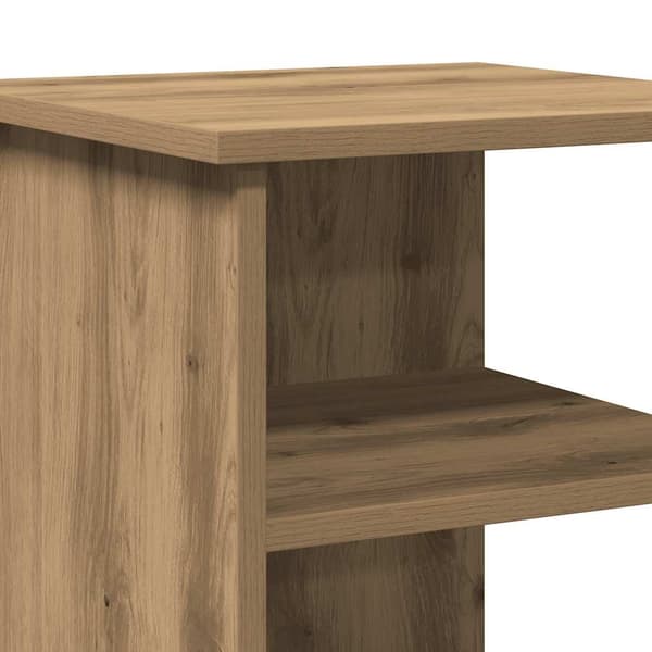 vidaXL Skjenk artisan eik 35x35x55 cm konstruert tre