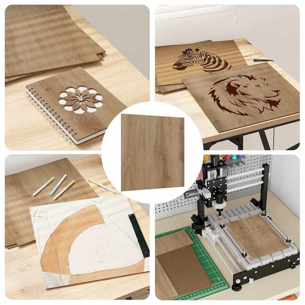 vidaXL Dekorpaneler 50 pcs Artisan Eik 30 x 30 x 0,27 cm