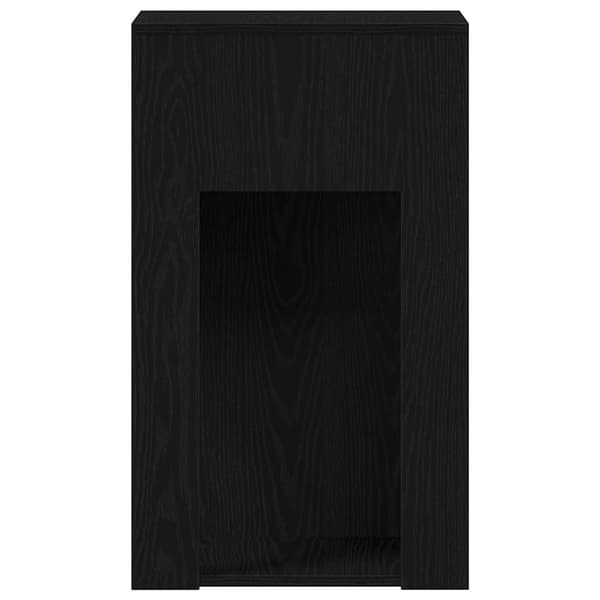 vidaXL Datatårnstativ med skuff svart 30x44x74 cm