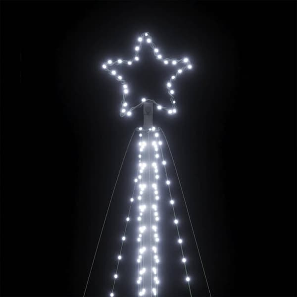 vidaXL LED Juletre 789 LEDs Kald Hvit 476 cm
