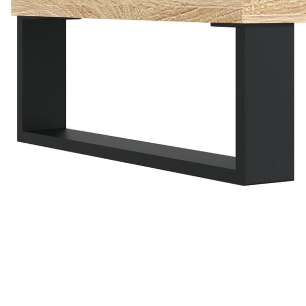 vidaXL Highboard sonoma eik 69,5x34x180 cm konstruert tre